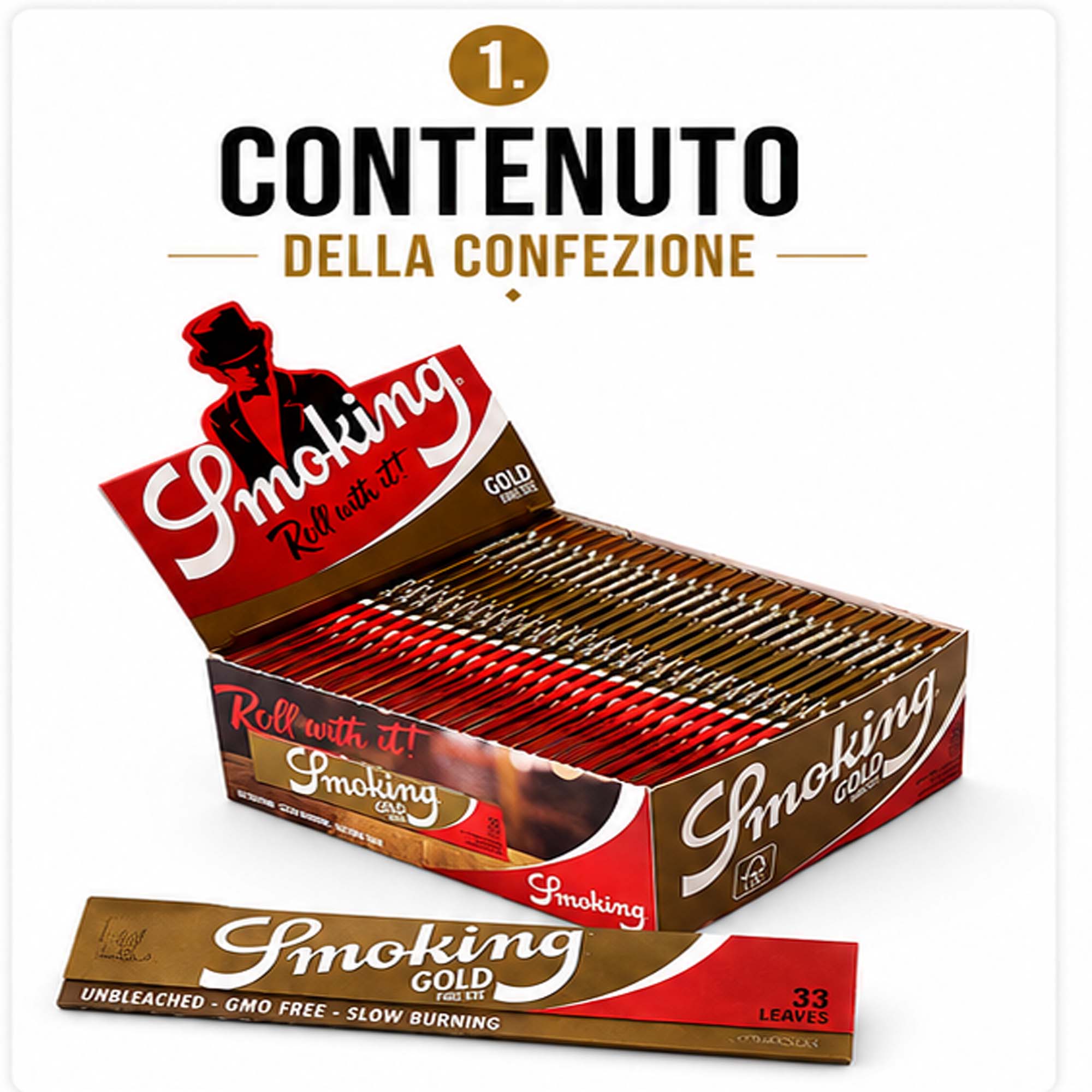 Cartine Smoking Gold King Size Slim