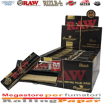 Cartine RAW black connoisseur king size slim con filtri 24 libretti