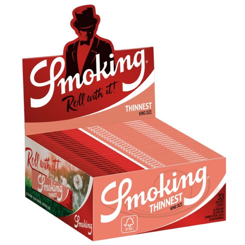 Cartine Smoking Thinnest King Size Slim – 50 Libretti Lunghe