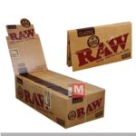 RAW Classic corte doppie wide 25 libretti cartine naturali non sbiancate