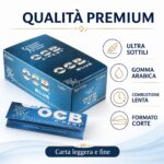 Cartine OCB X-Pert Blu Corte – Singole Blue Ultra Sottili 50 Libretti