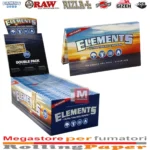 Cartine ELEMENTS Blue Doppie Blu Single Wide Corte Double