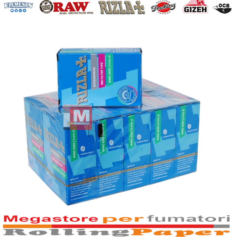 Filtri Rizla Regular 8mm – 10 x 100 Filtri Spugna