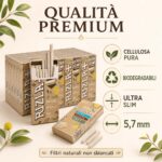 Filtri Rizla Natura Ultra Slim di 5,7mm Ecco - 20 scatole da 120 filtrini