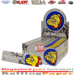 Cartine The Bulldog argento king size slim lunghe silver 50 libretti