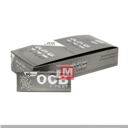Cartine OCB X-Pert Corte Argento – Silver Fit Ultra Sottili 60 Fogli x 25 Libretti