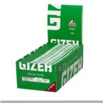 Gizeh Green extra slim corte 50 libretti cartine naturali sottili