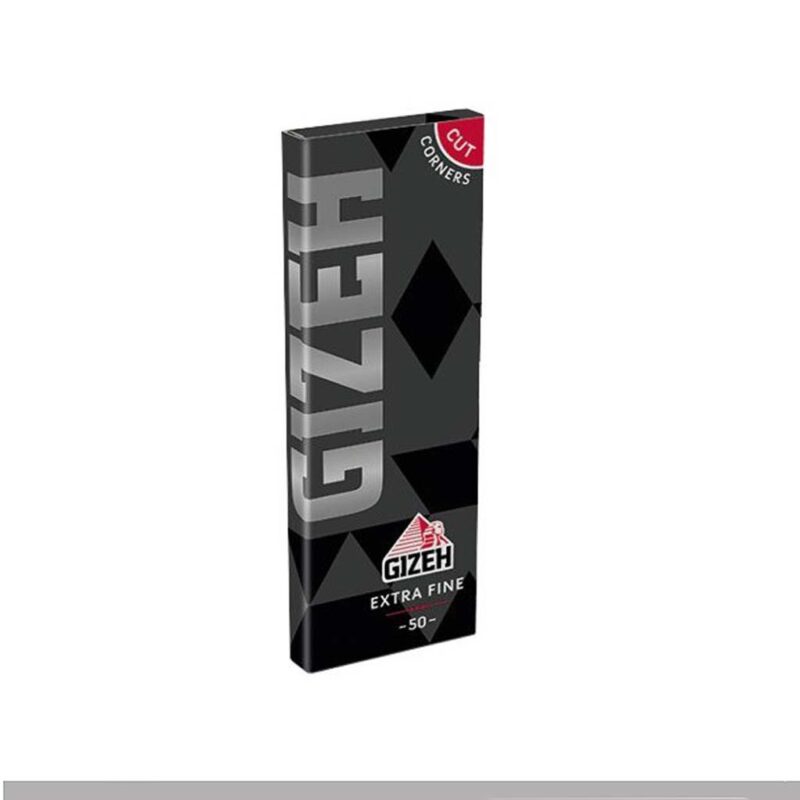 Gizeh Extra Fine Black corte singole 50 libretti cartine sottili nere
