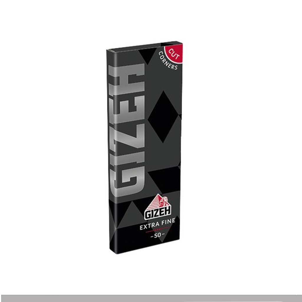 Gizeh Extra Fine Black corte singole 50 libretti cartine sottili nere