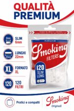 Filtri Smoking Slim 6mm Long Size XL Lunghi 22mm 2