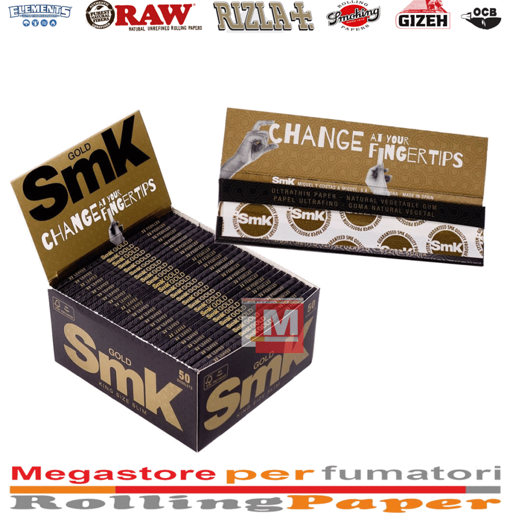 Cartine Smoking SMK ultra fine king size slim – 50 Libretti