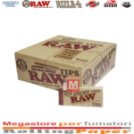 Filtri Di Carta RAW Orignal Filter Tips Slim No Perforated 50 Blocchetti