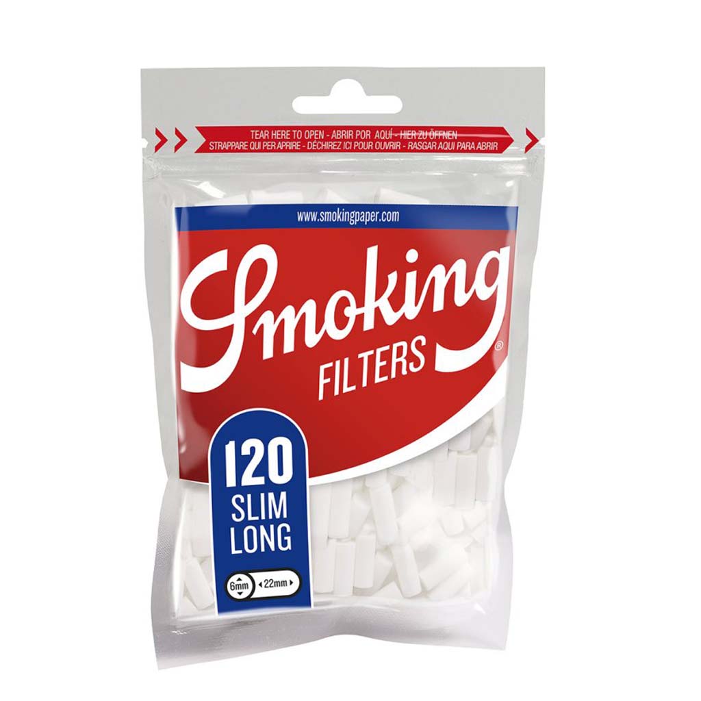 Filtri Smoking Slim 6mm Long Size XL Lunghi 22mm