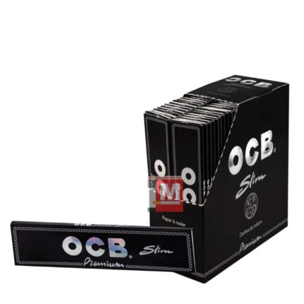 Cartine OCB Premium Black King Size Slim confezione da 50 libretti formato lungo slim