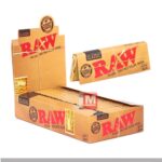 RAW Classic 1 1/4 naturali 24 libretti cartine corte medium