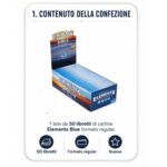 Cartine Elements Blue Corte Regular 50 Libretti