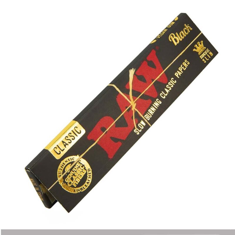 Cartine RAW Black King Size Slim Ultra Sottili