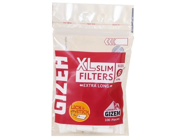 Gizeh slim 6mm XL extra lunghi 2000 filtrini originali