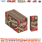 Filtri Smoking Brown Ultra Slim 5,7mm – 20 x 120 Filtri Biodegradabili