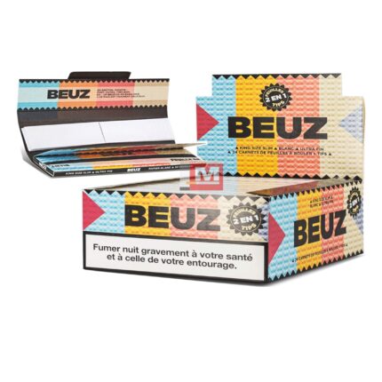 Beuz Cartine Ciel King Size Slim + Filtri in Carta – 24 Libretti Lunghe Naturali