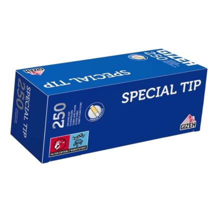 Gizeh Special Tip King Size Tubetti 8mm 1 box da 250 tubi cork classic