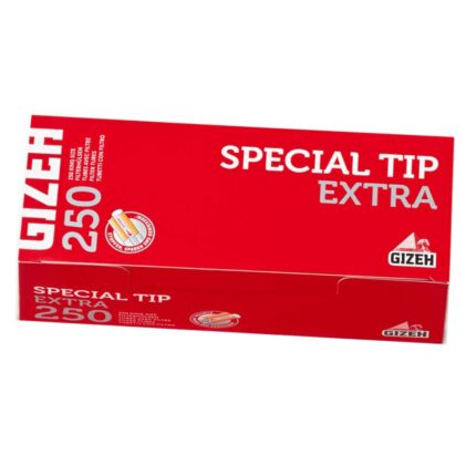 Gizeh Special Tip Extra King Size Tubetti 8mm 1 box da 250 tubi filtro extra lungo