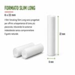 Smoking Filtri Paper Slim Lunghi in Carta 6 x 22mm
