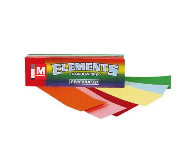 Filtri In Carta Elements Tips RAINBOW Slim Perforated 50 Blocchetti
