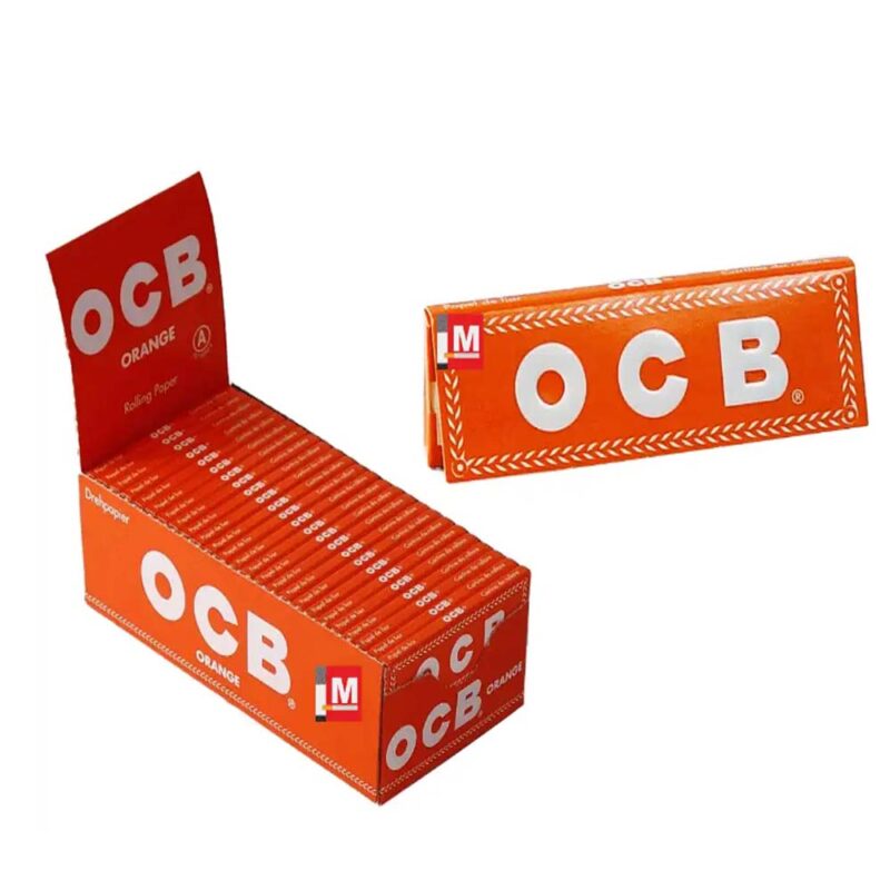 Cartine OCB Orange Corte Regular confezione da 50 libretti formato corto arancione