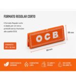 Cartine OCB Arancioni Corte Orange – Singole da 50 Libretti