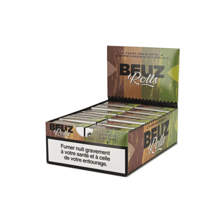 BEUZ Rolls Brown Lunga 4m – Cartine Unbleached – 24 Rotolini