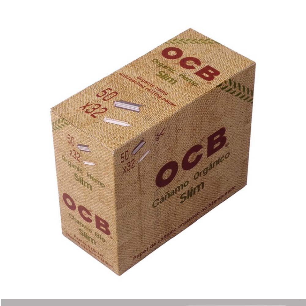 OCB Cartine Canapa Lunghe King Size Slim – 50 Libretti Naturali