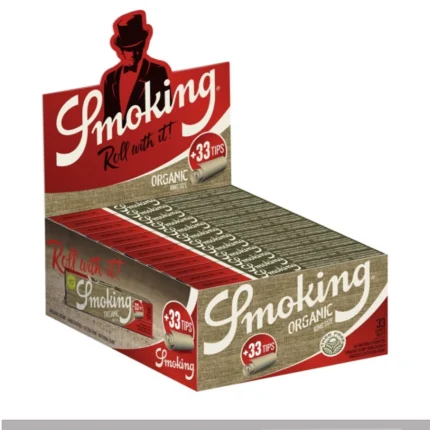 Cartine Smoking Organic King Size + Filtri Tips – 24 Libretti