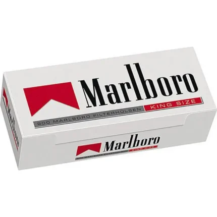Box da 4 scatole tubetti Marlboro Red vuoti con filtro King Size