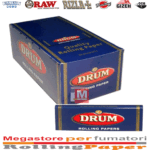 Drum Blau Regular Zigarettenpapier Box 50 Heftchen
