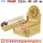 The Bulldog Braun Ungebleicht King Size Slim Longpapers Box 50 Heftchen