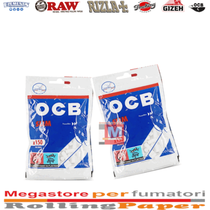 OCB Blau Slim Eindrehfilter 6mm Packung 10 Beutel