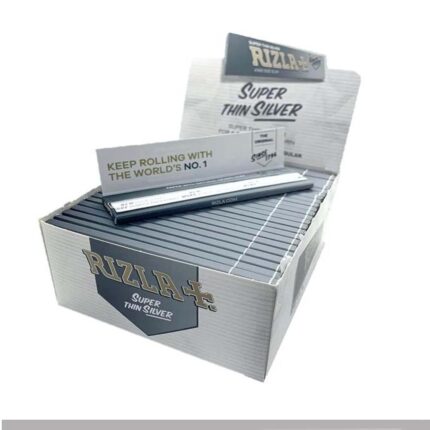Rizla Silber King Size Slim Longpapers Box 50 Heftchen