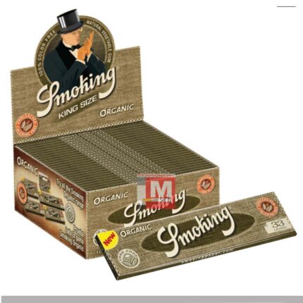 Smoking Organic Bio-Hanf King Size Slim Longpapers Box 50 Heftchen