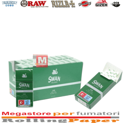 Swan Menthol Extra Slim Filtersticks 5.7mm Schachtel 120 Filter