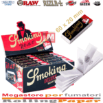 Smoking Deluxe Slim Filter Tips Medium Box 50 Blockheftchen