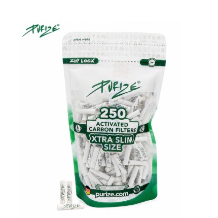 Filtri Purize Bianchi ai Carboni Attivi Extra Slim 5,9mm Busta da 250 Filtrini Originali