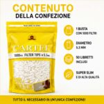Filtri Cartel Super Slim 5,3mm x 15mm – Busta da 1000 Filtrini Originali