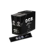 OCB Schwarz Premium King Size Slim Longpapers Box 50 Heftchen