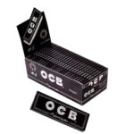 OCB Schwarz Premium Regular Zigarettenpapier Box 50 Heftchen