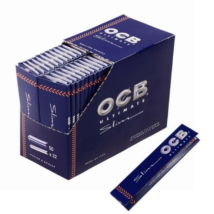 OCB Ultimate King Size Slim Longpapers Box 50 Heftchen