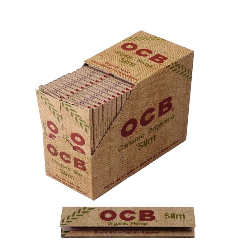 OCB Bio-Hanf King Size Slim Longpapers Box 50 Heftchen