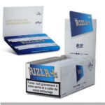 Rizla Blau Regular Zigarettenpapier Box Doppelfenster 25 Heftchen