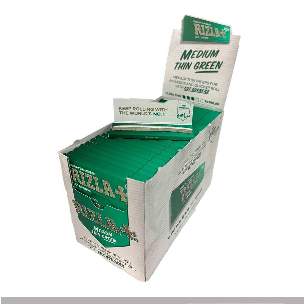 Rizla Grün Regular Zigarettenpapier Großbox 100 Heftchen
