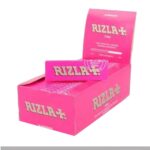 Rizla Rose Courtes Feuilles à rouler Pink colorées boîte présentoir de 50 carnets